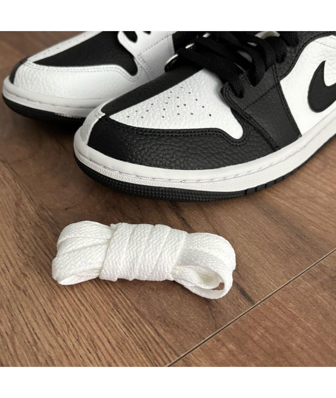 JORDAN Черные кожаные кроссовки, фото 6