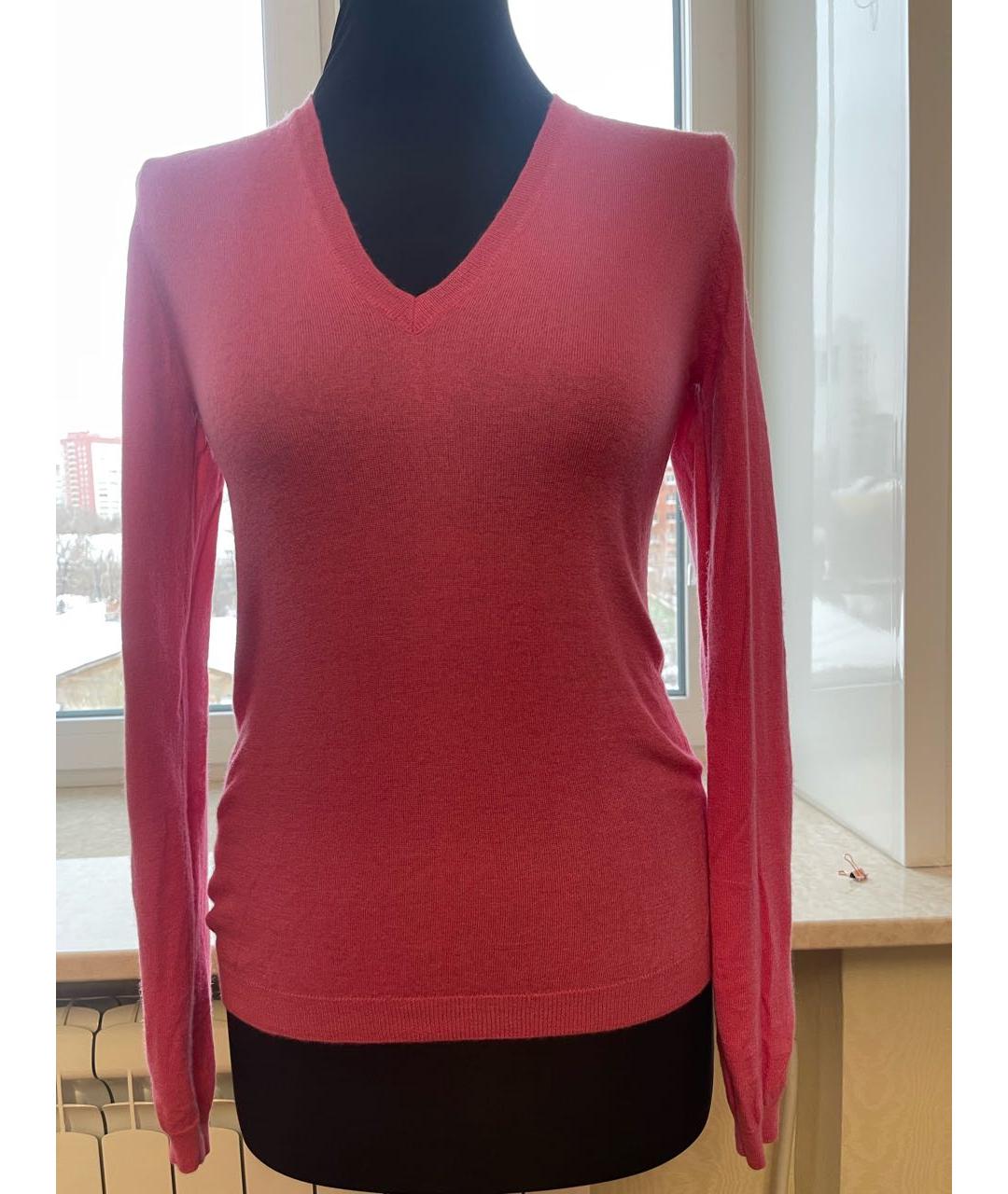 RED VALENTINO Розовый кашемировый джемпер / свитер, фото 7