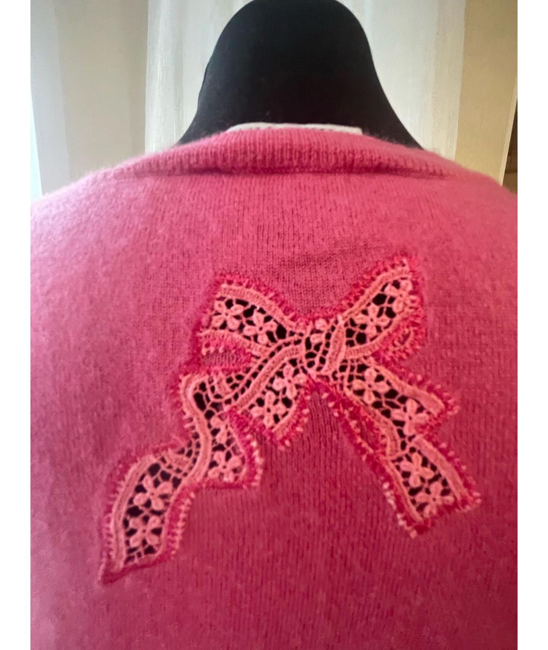 RED VALENTINO Розовый кашемировый джемпер / свитер, фото 2