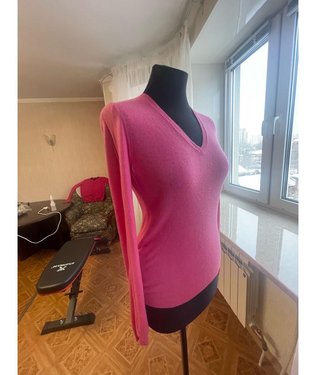RED VALENTINO Розовый кашемировый джемпер / свитер, фото 4