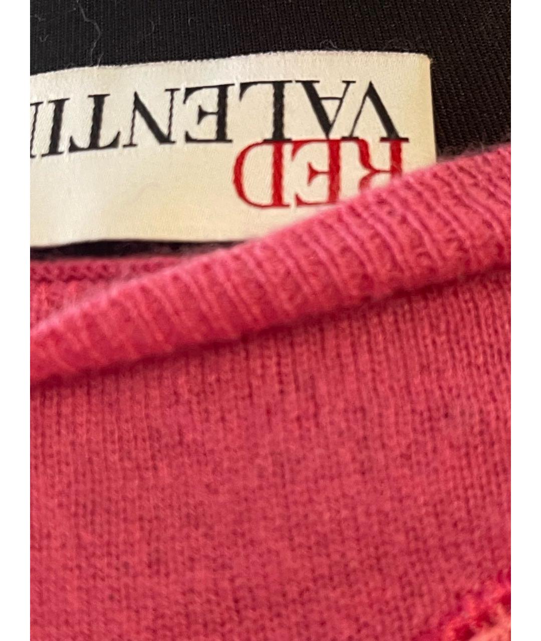 RED VALENTINO Розовый кашемировый джемпер / свитер, фото 5