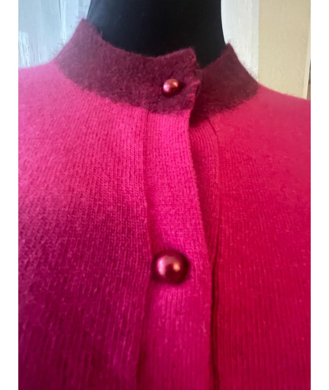 RED VALENTINO Фуксия кашемировый джемпер / свитер, фото 2