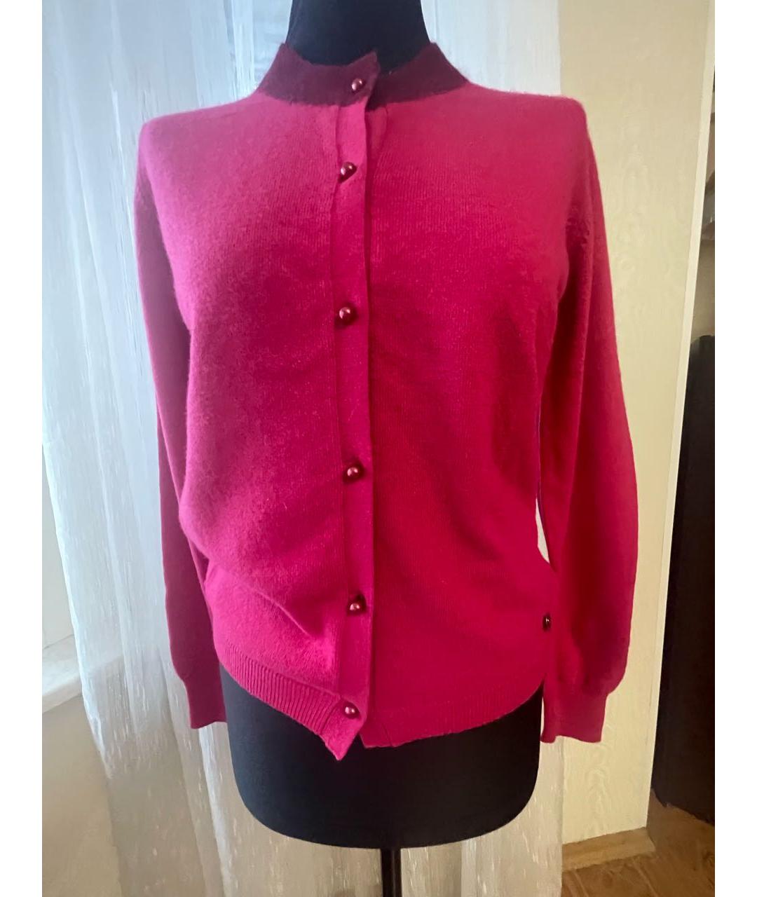 RED VALENTINO Фуксия кашемировый джемпер / свитер, фото 7