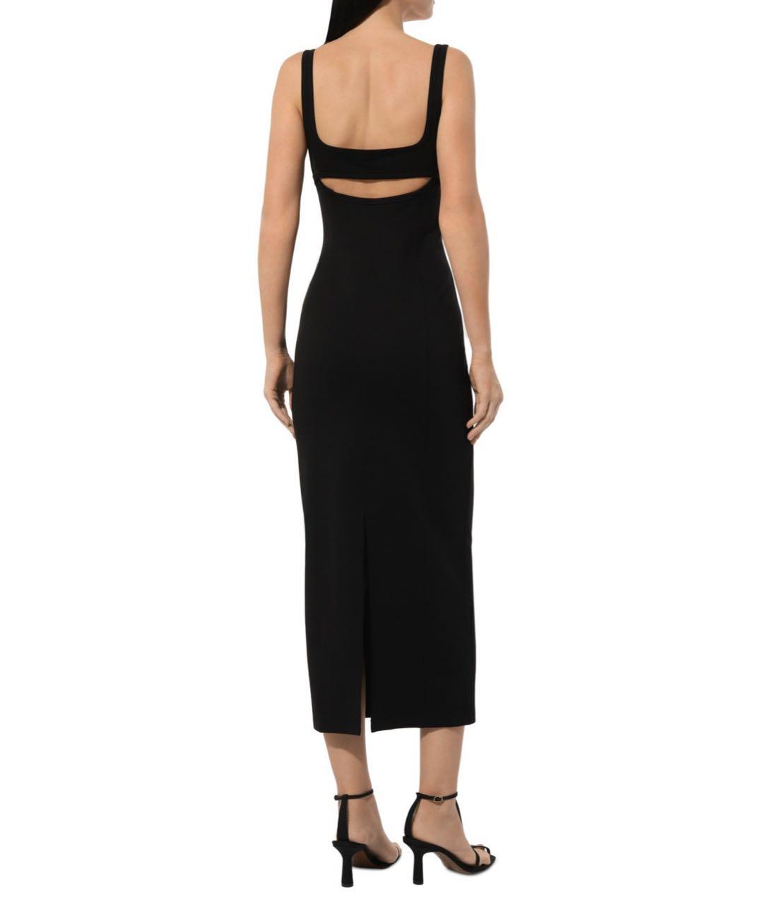 HELMUT LANG Черное повседневное платье, фото 2