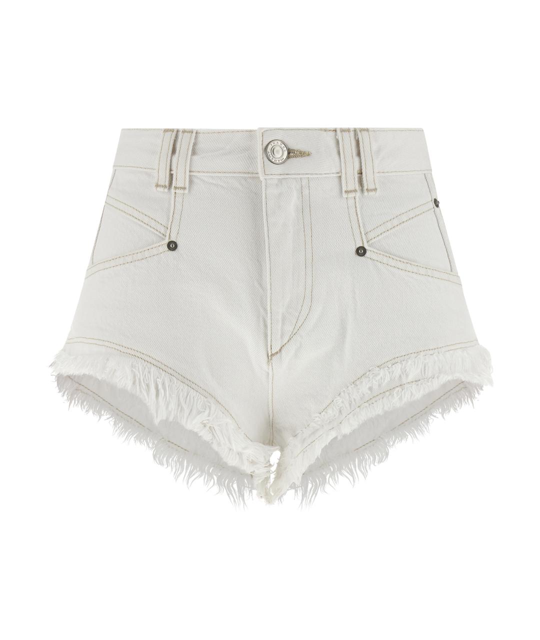ISABEL MARANT Белые хлопковые шорты, фото 1