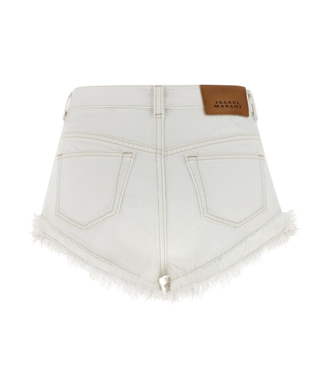 ISABEL MARANT Белые хлопковые шорты, фото 2