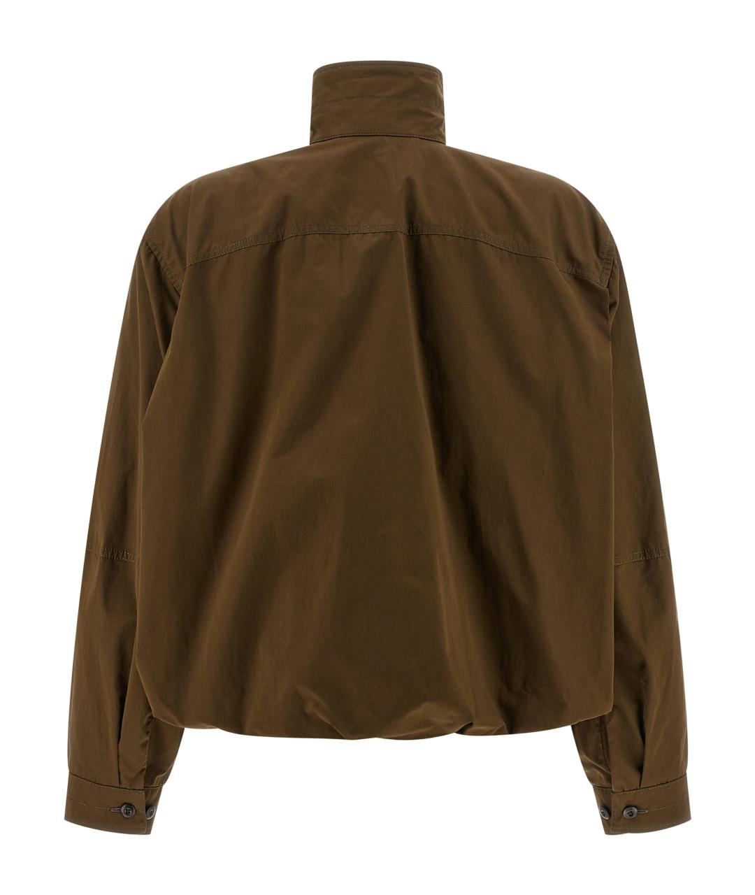 LEMAIRE Коричневая хлопковая куртка, фото 2