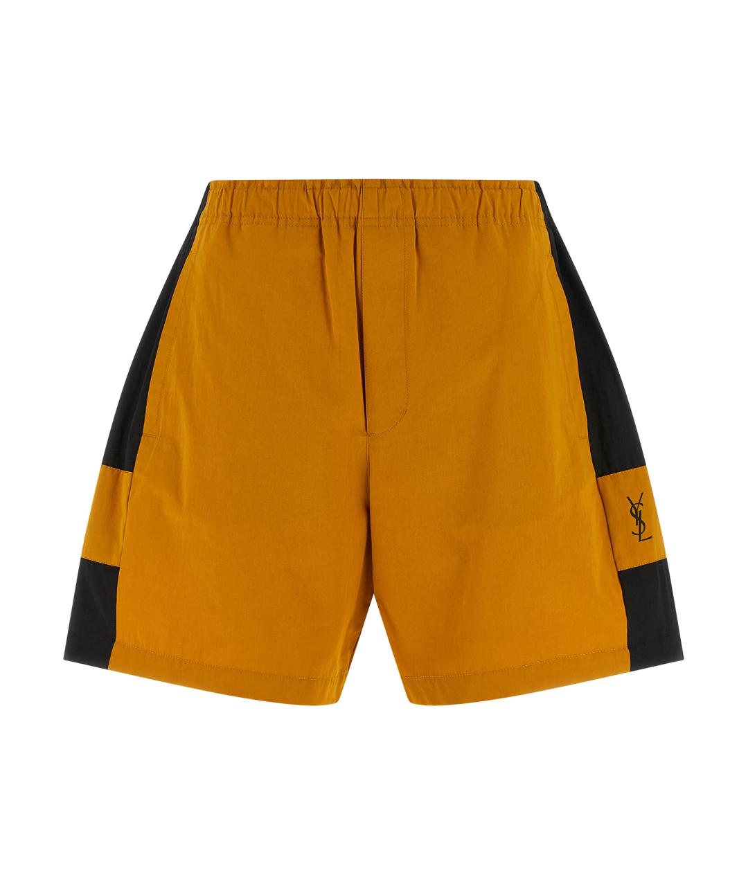 SAINT LAURENT Мульти хлопковые шорты, фото 1