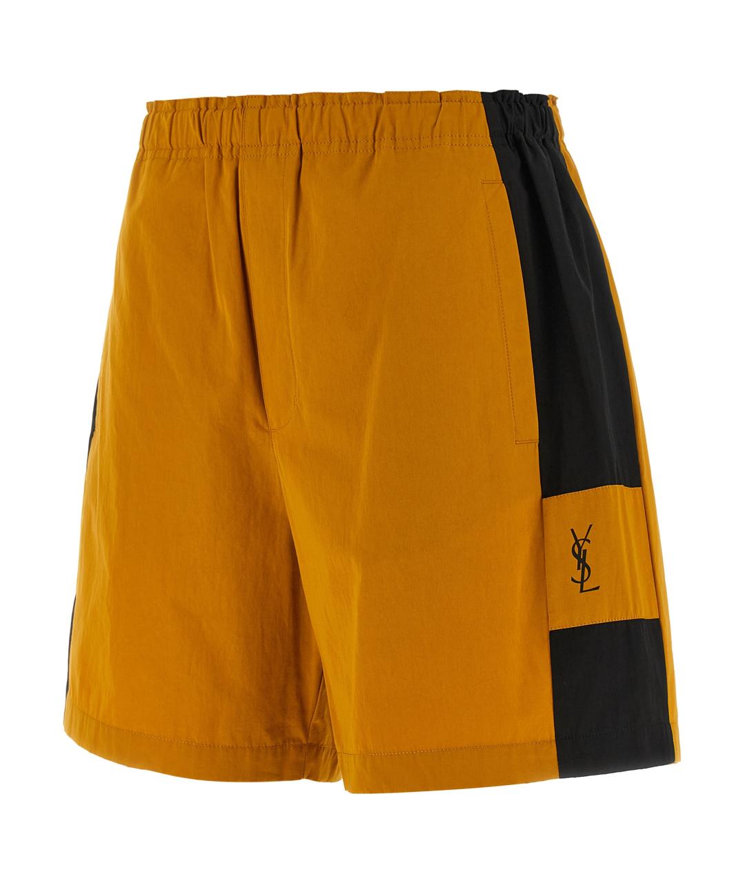 SAINT LAURENT Мульти хлопковые шорты, фото 3