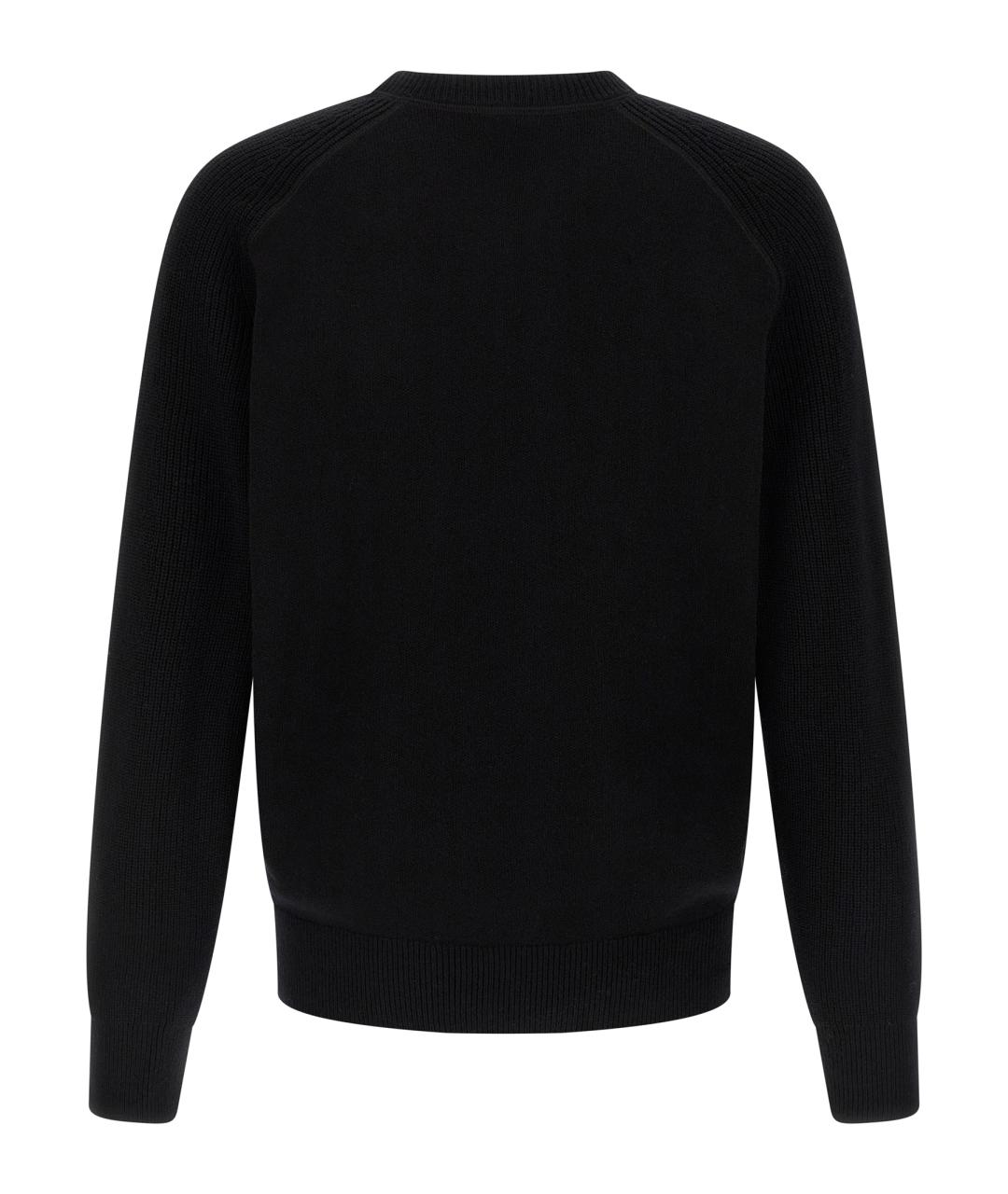 HUGO BOSS Черный шерстяной джемпер / свитер, фото 2