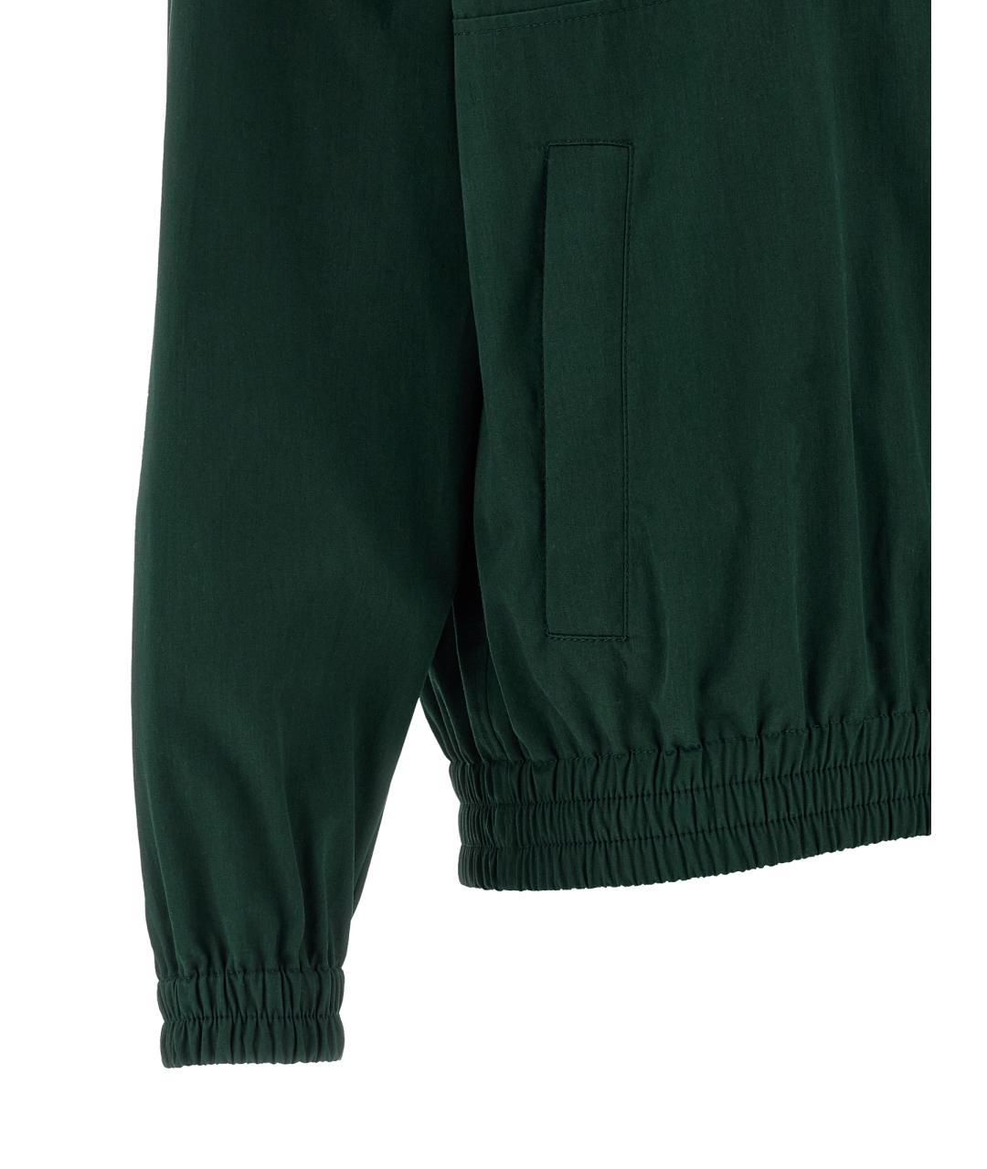 SAINT LAURENT Зеленая хлопковая куртка, фото 4