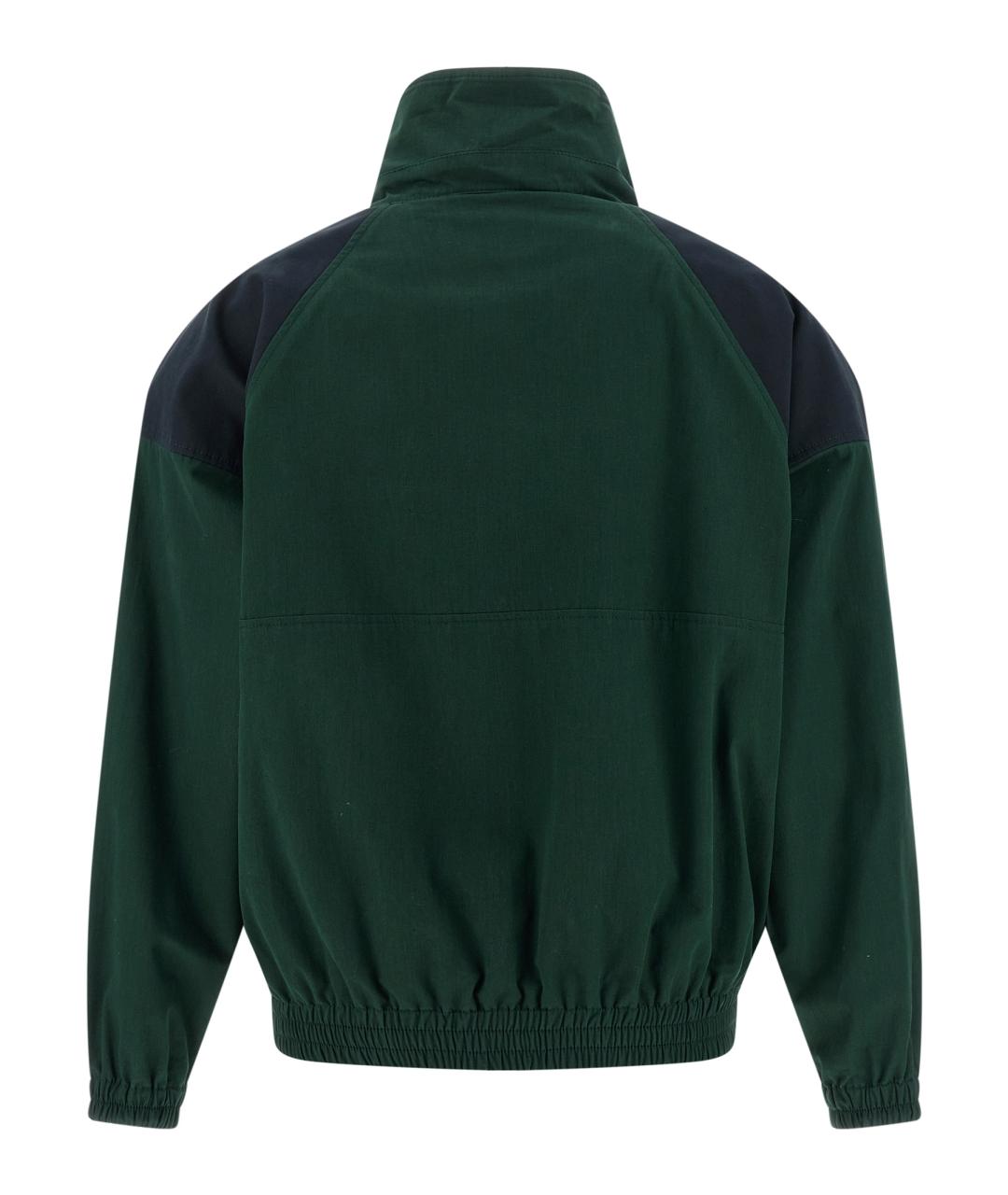 SAINT LAURENT Зеленая хлопковая куртка, фото 2