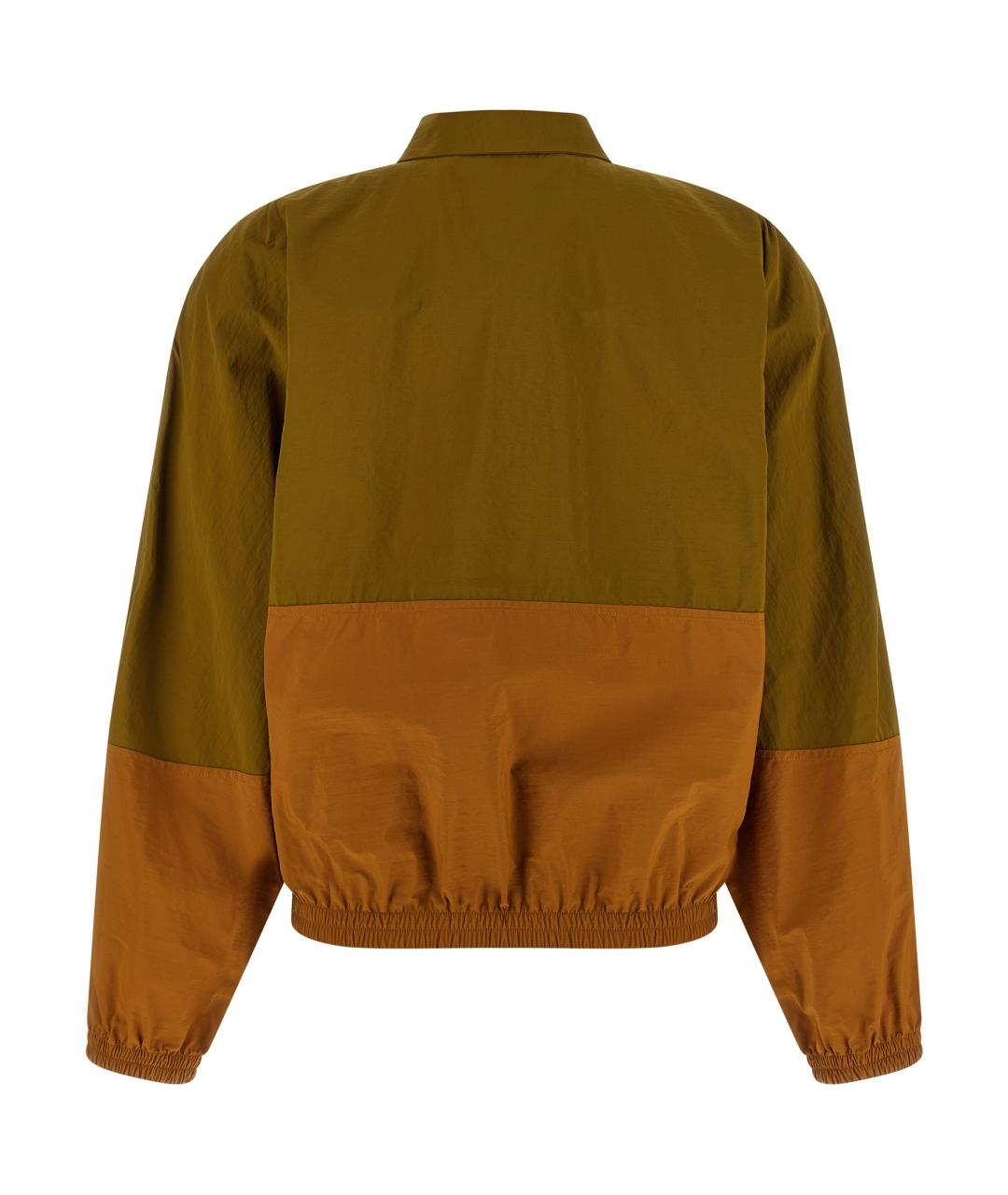 SAINT LAURENT Зеленая полиамидовая куртка, фото 3