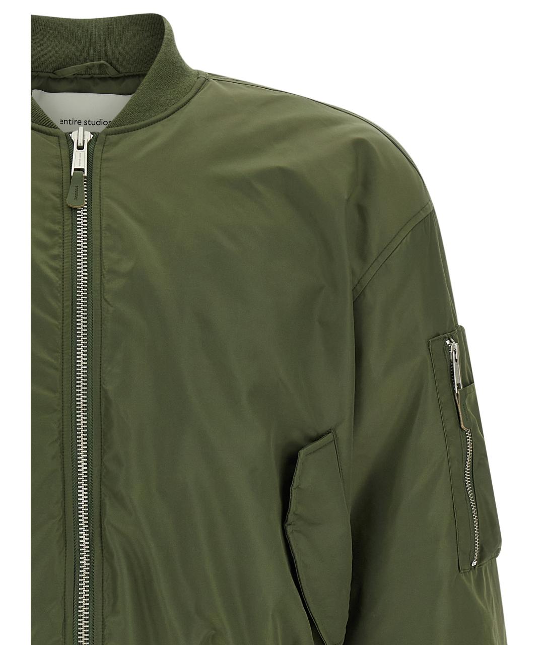 entire studios Зеленая полиамидовая куртка, фото 3