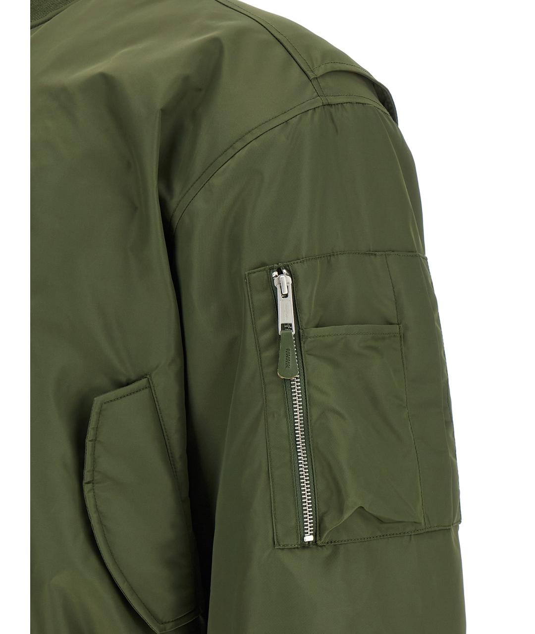 entire studios Зеленая полиамидовая куртка, фото 4