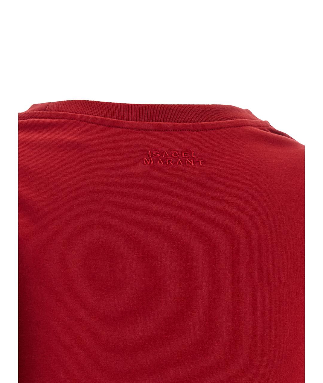 ISABEL MARANT Красное хлопковое платье, фото 5