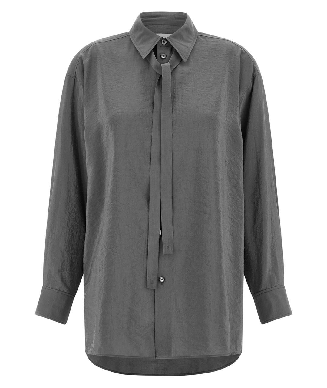 LEMAIRE Серая шелковая рубашка, фото 1