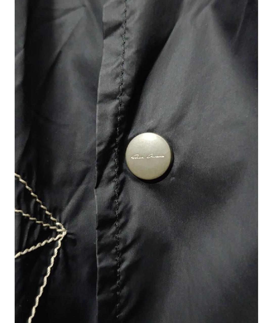 RICK OWENS Черная полиамидовая куртка, фото 5