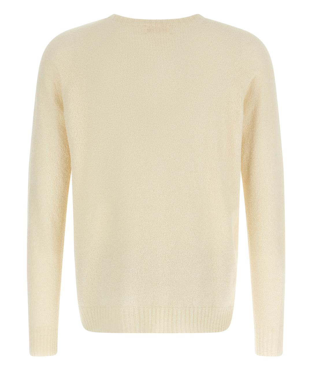 MA'RY'YA Бежевый хлопковый джемпер / свитер, фото 2