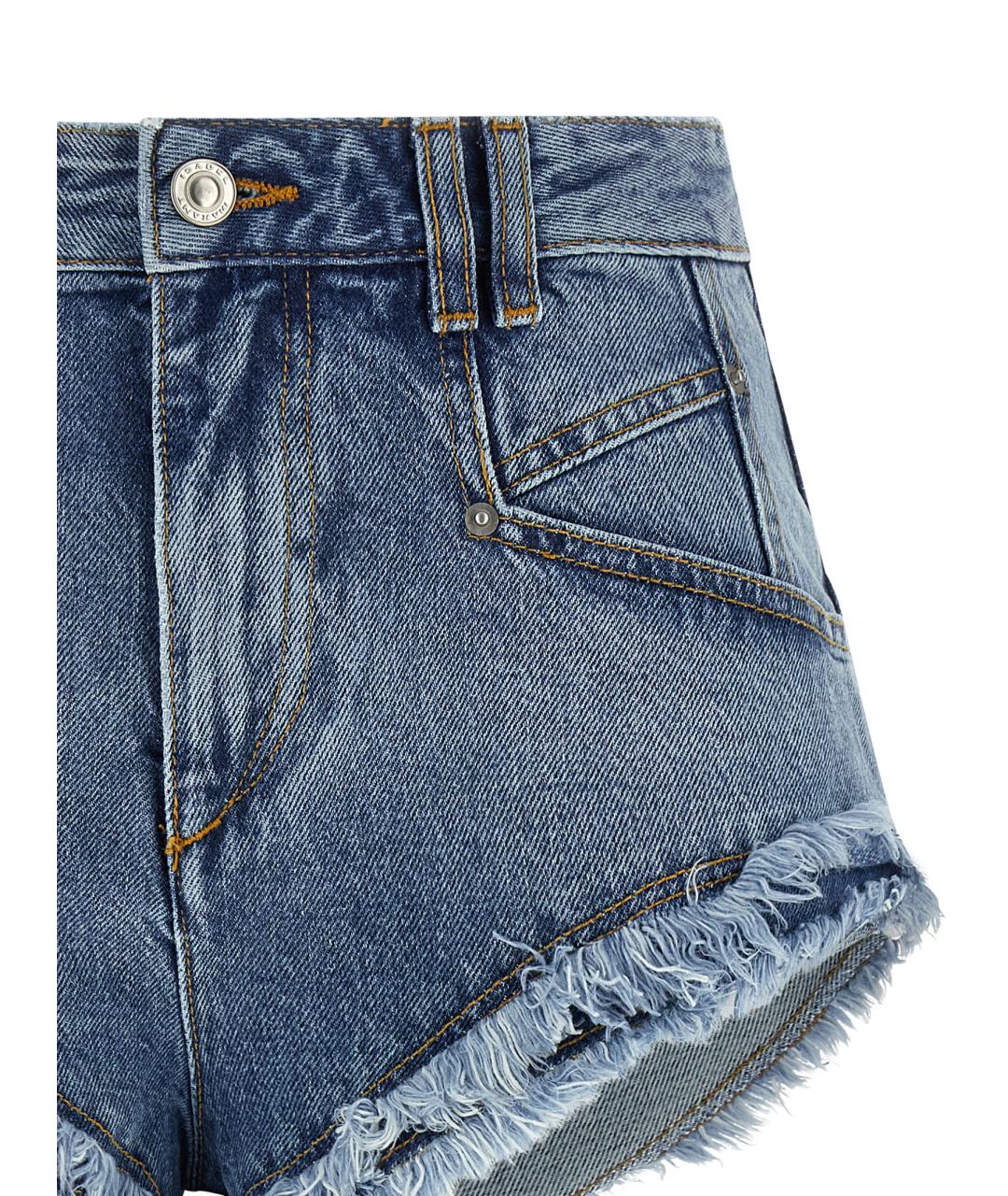 ISABEL MARANT Голубые хлопковые шорты, фото 3