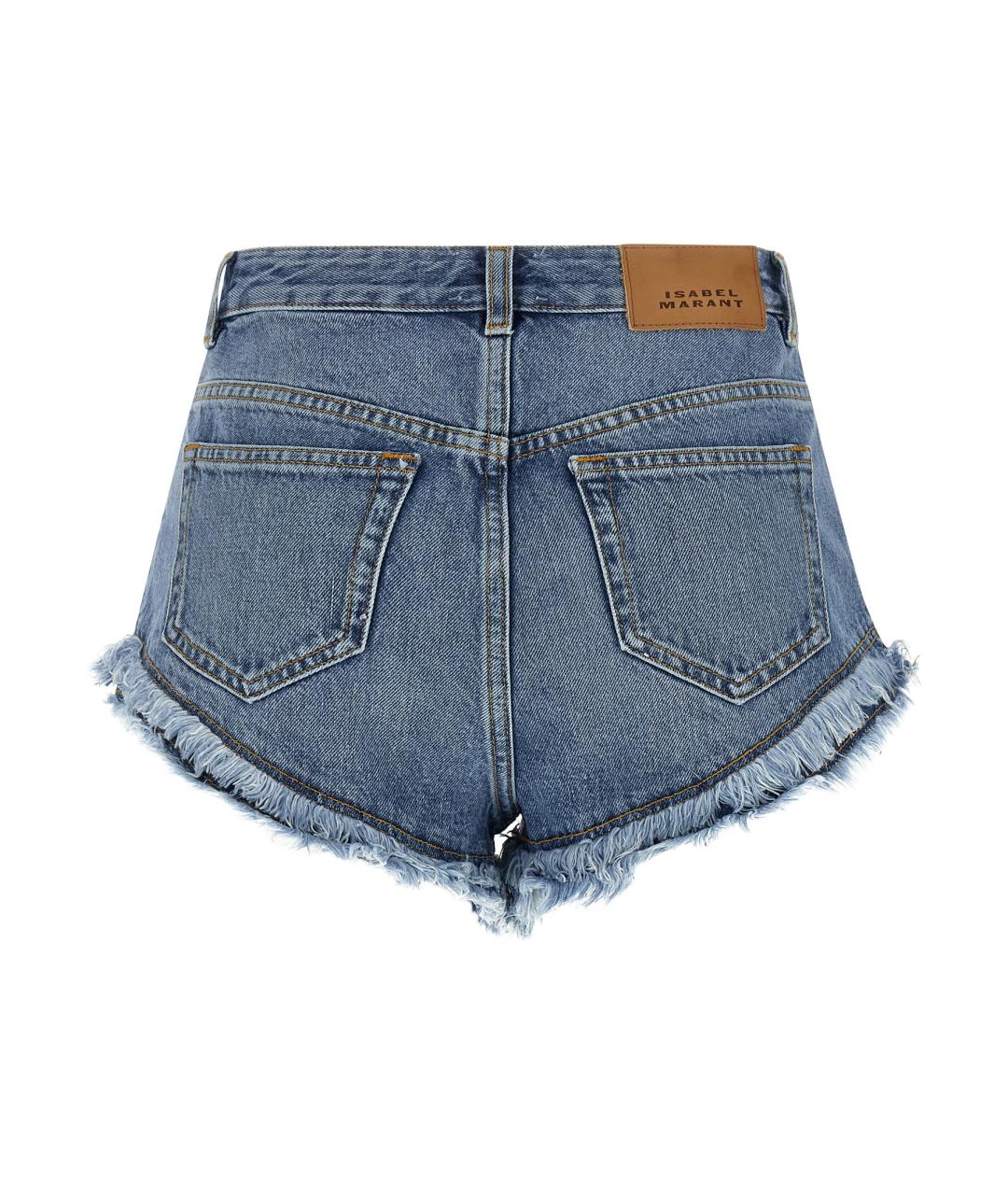 ISABEL MARANT Голубые хлопковые шорты, фото 2