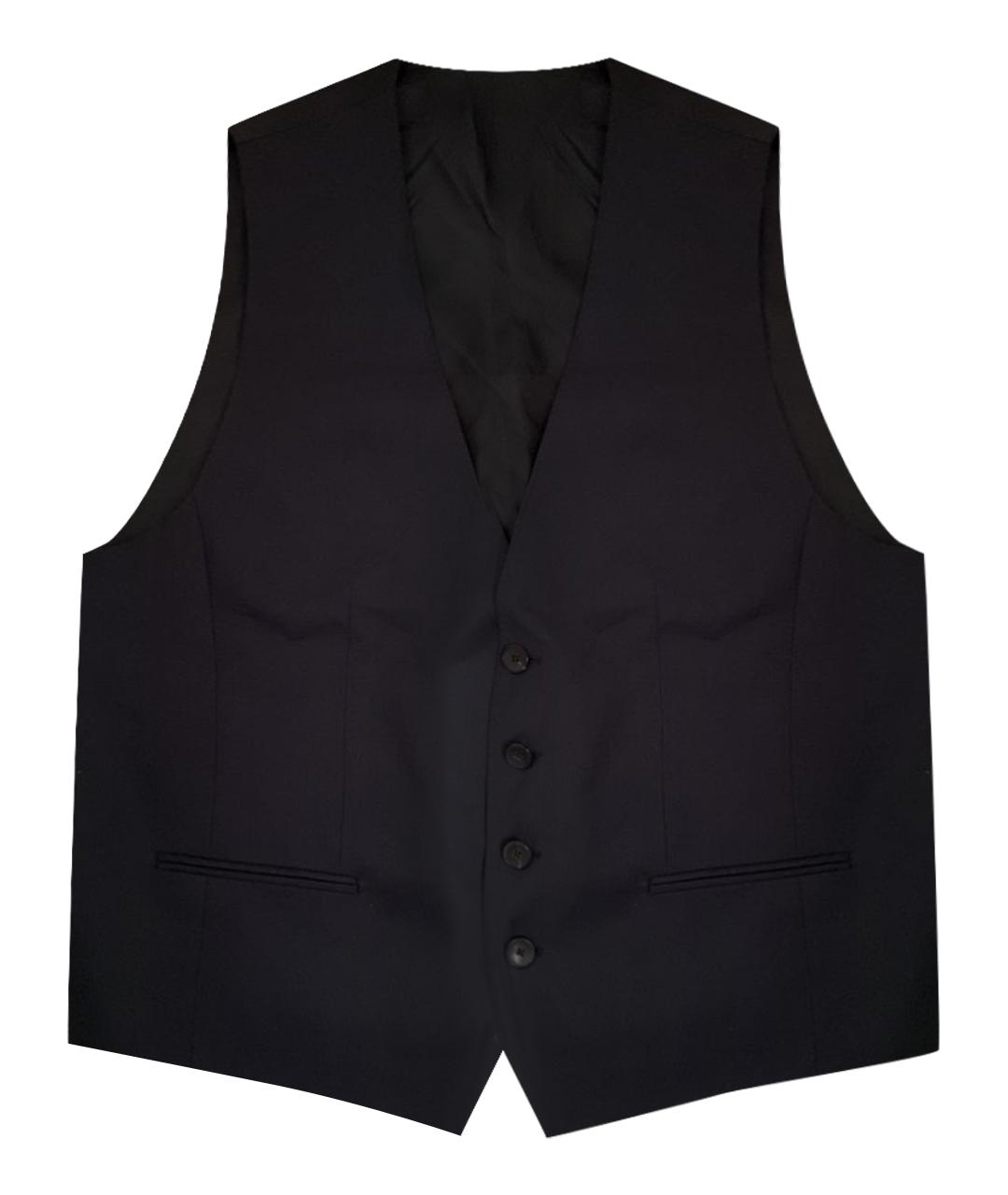 HUGO BOSS Темно-синий шерстяной жилет, фото 1