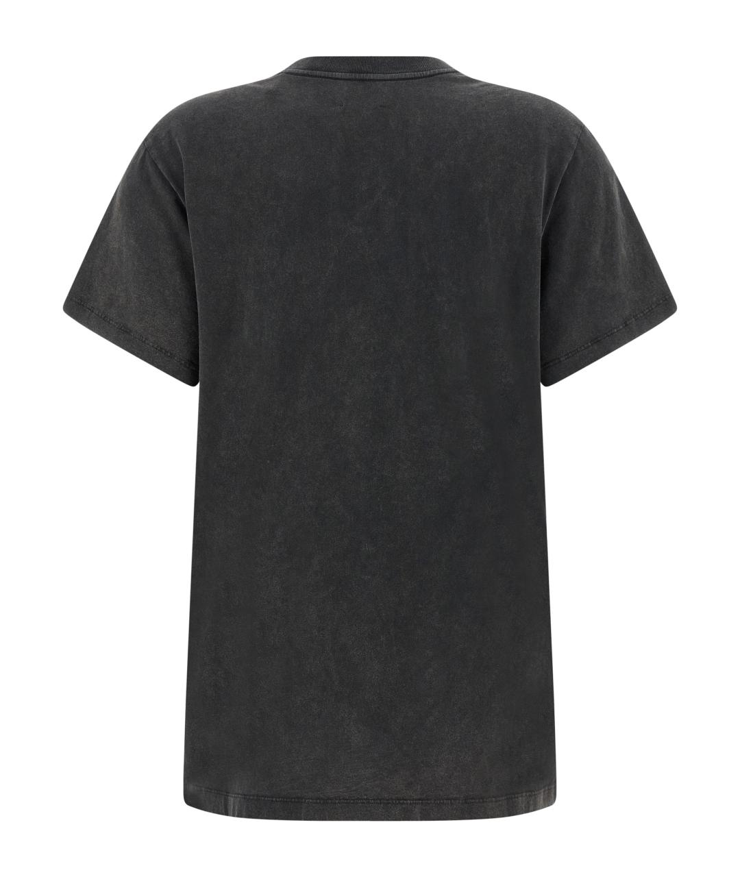 ISABEL MARANT ETOILE Серая хлопковая футболка, фото 2