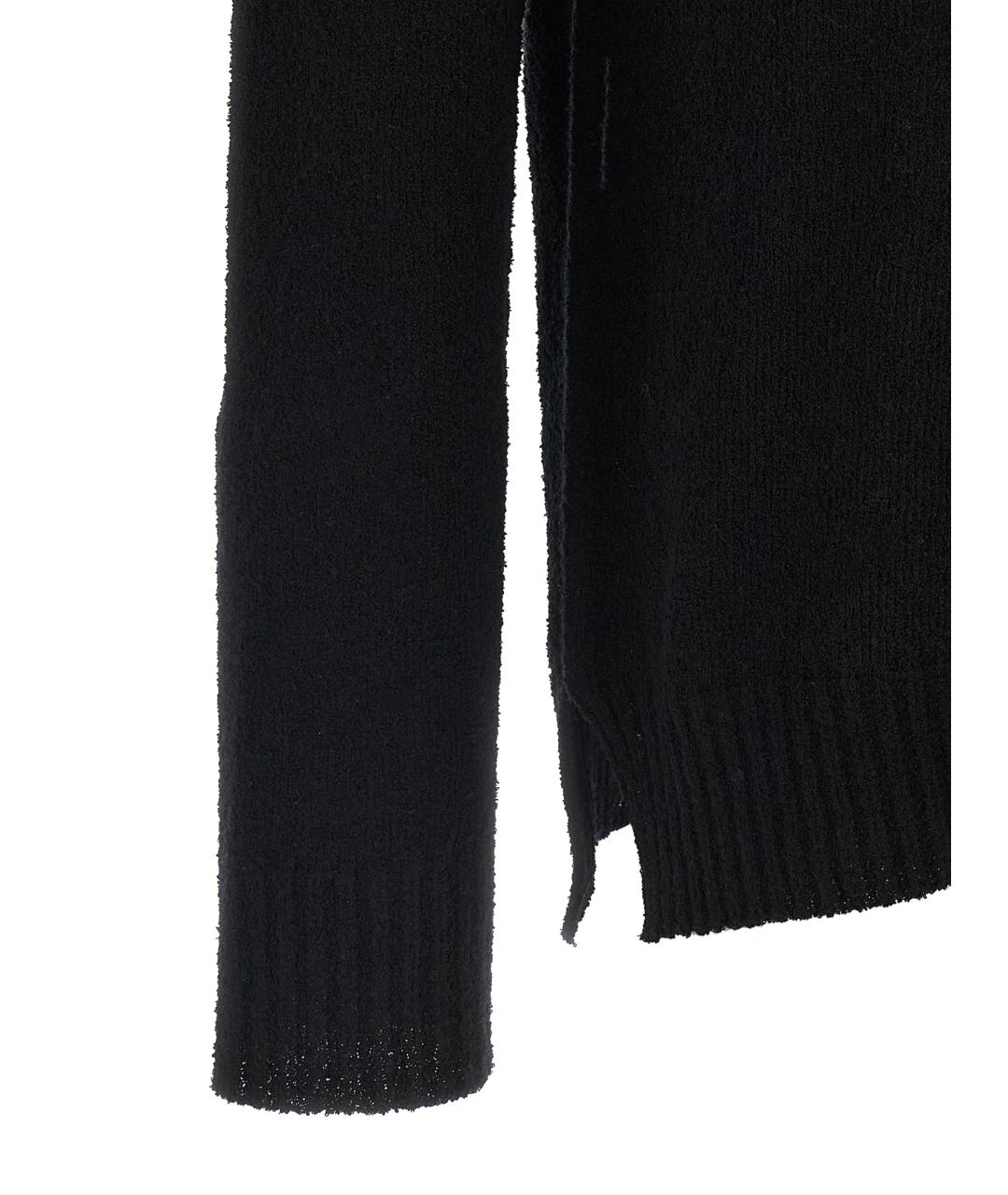 MA'RY'YA Черный хлопковый джемпер / свитер, фото 4