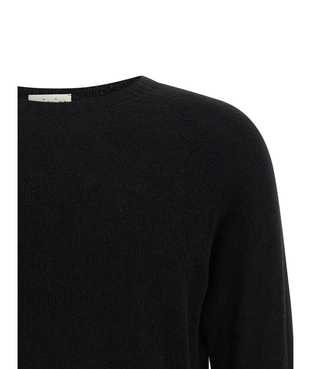 MA'RY'YA Черный хлопковый джемпер / свитер, фото 3