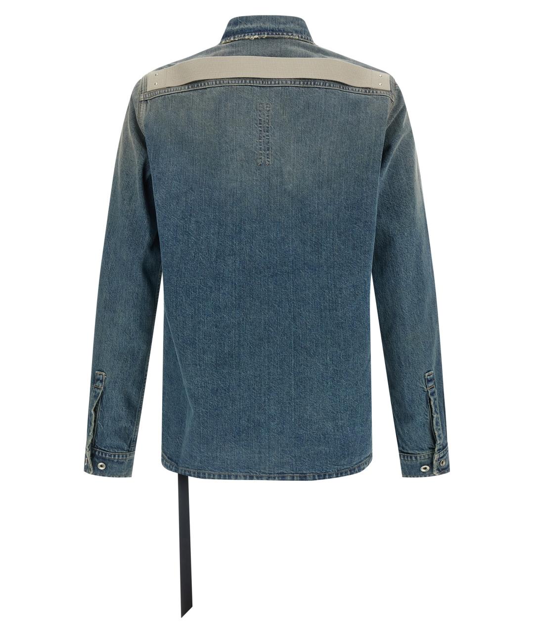 RICK OWENS DRKSHDW Синяя хлопковая куртка, фото 2