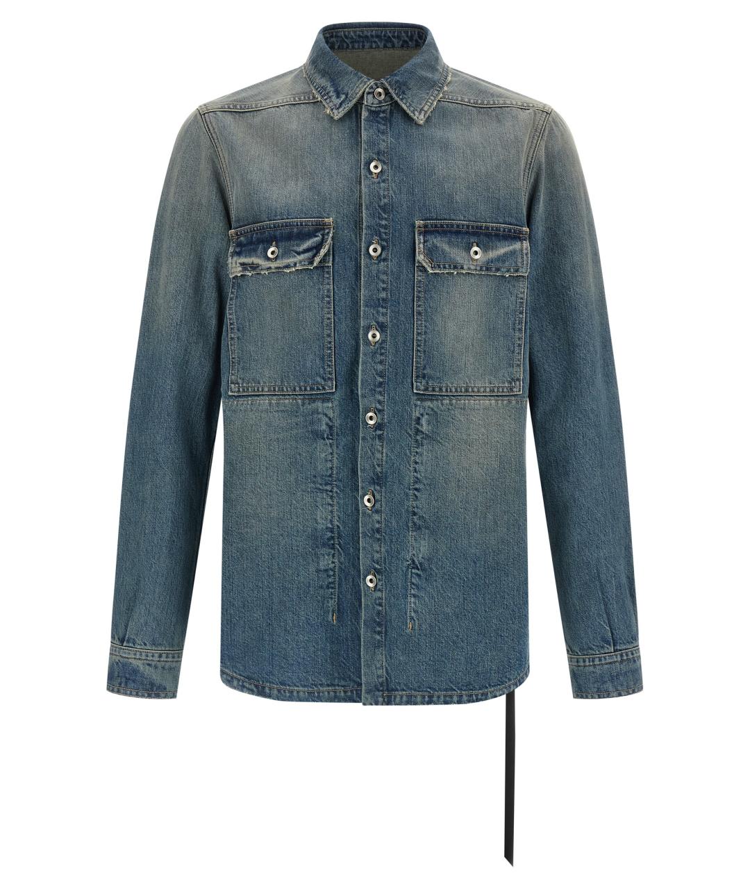 RICK OWENS DRKSHDW Синяя хлопковая куртка, фото 1