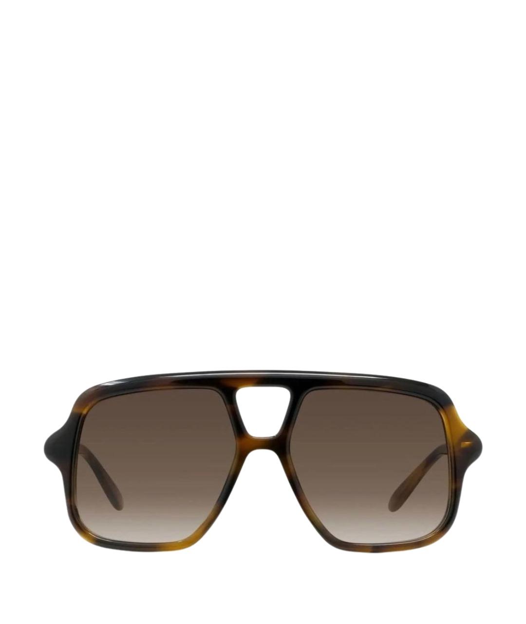 LOEWE Коричневые пластиковые солнцезащитные очки, фото 1