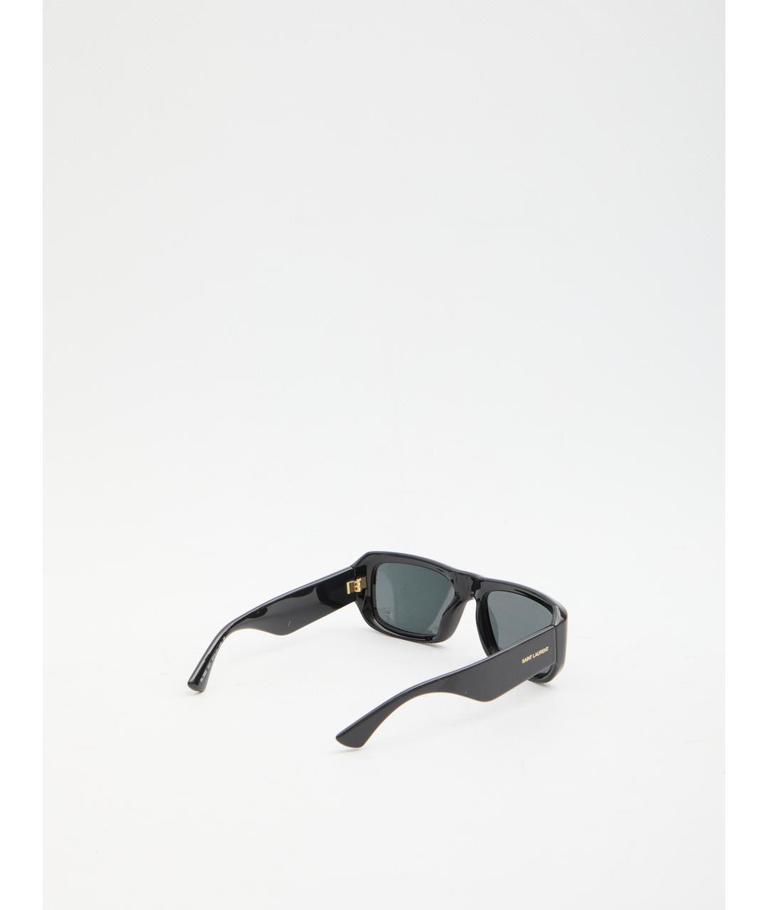 SAINT LAURENT Черные солнцезащитные очки, фото 2