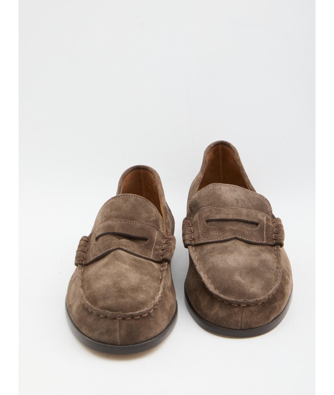 COMMON PROJECTS Коричневые кожаные лоферы, фото 5