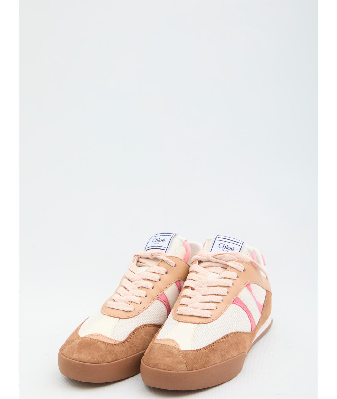 CHLOE Мульти кожаные кроссовки, фото 2