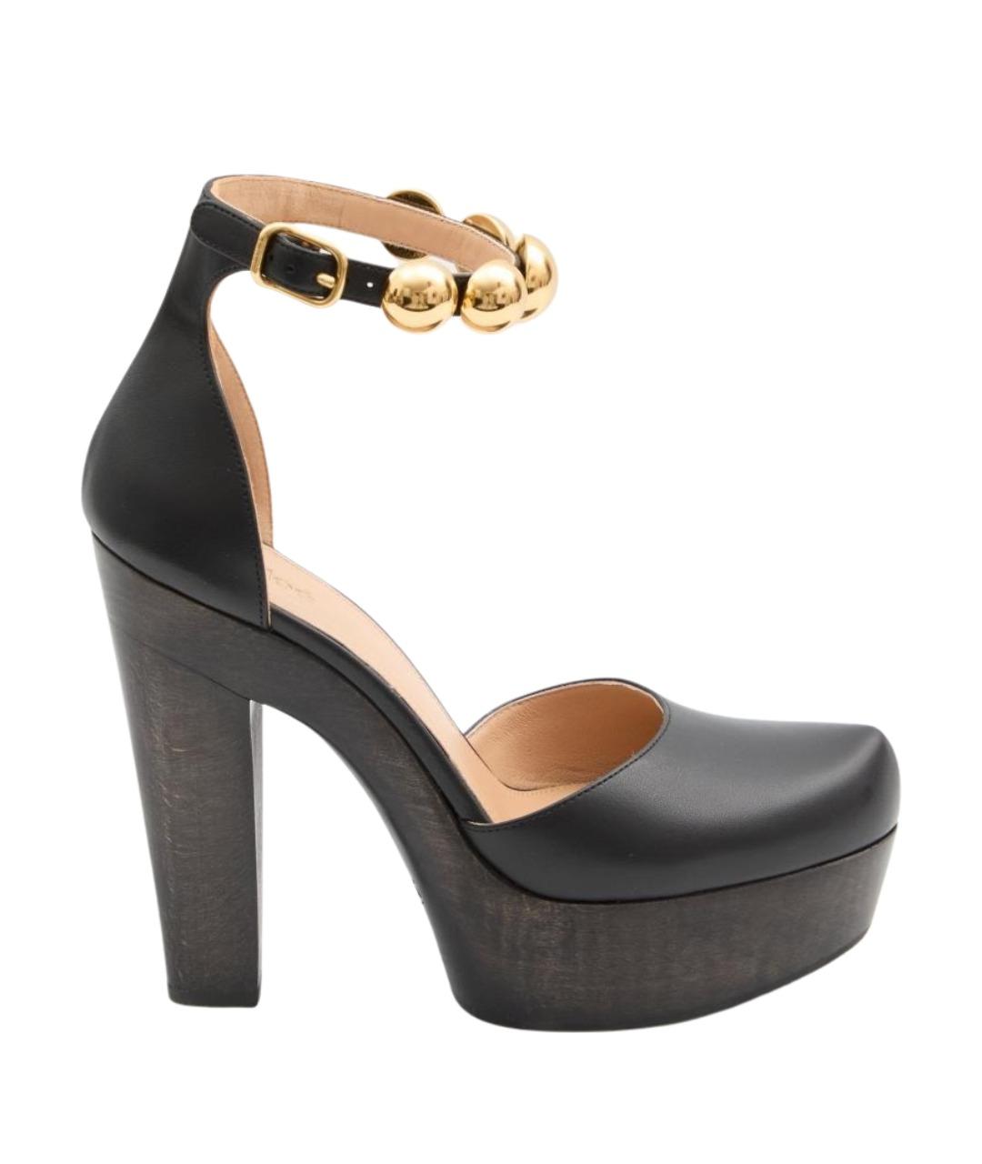 CHLOE Черные кожаные туфли, фото 1