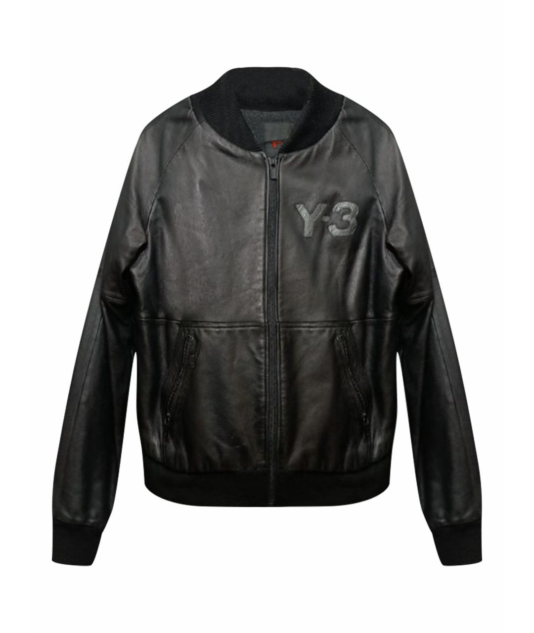 Y-3 Черная кожаная куртка, фото 1