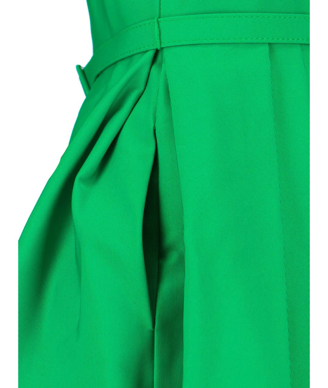 RALPH LAUREN Зеленый полиэстеровый сарафан, фото 5