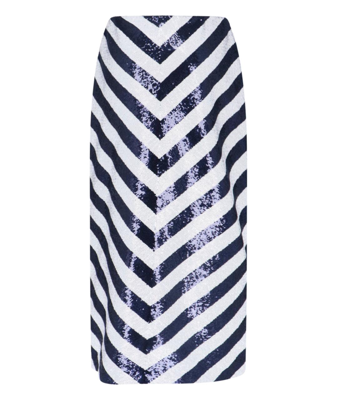 RALPH LAUREN Мульти полиэстеровая юбка миди, фото 2