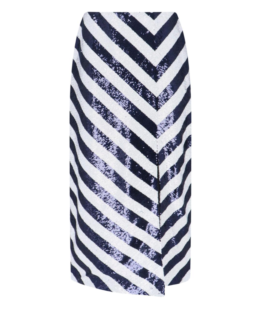 RALPH LAUREN Мульти полиэстеровая юбка миди, фото 1