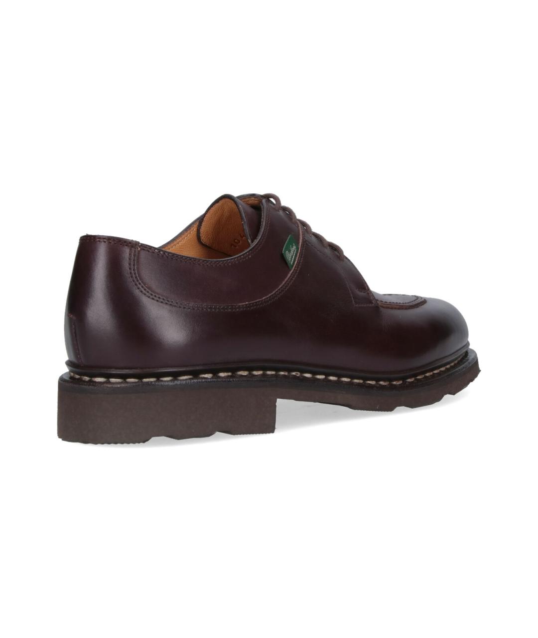 PARABOOT Коричневые кожаные низкие ботинки, фото 4