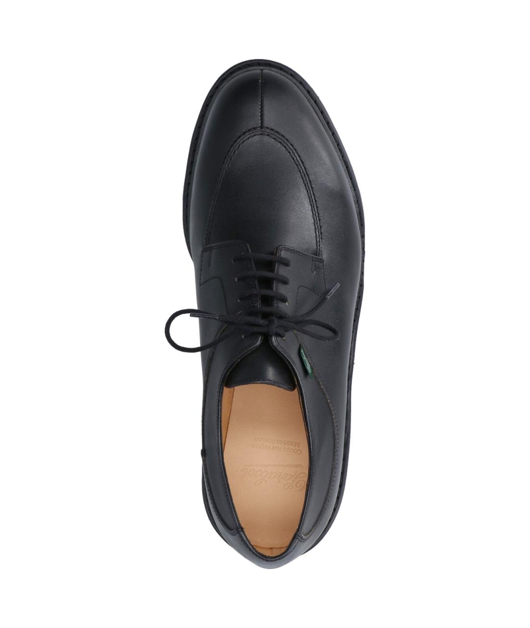 PARABOOT Черные кожаные низкие ботинки, фото 5