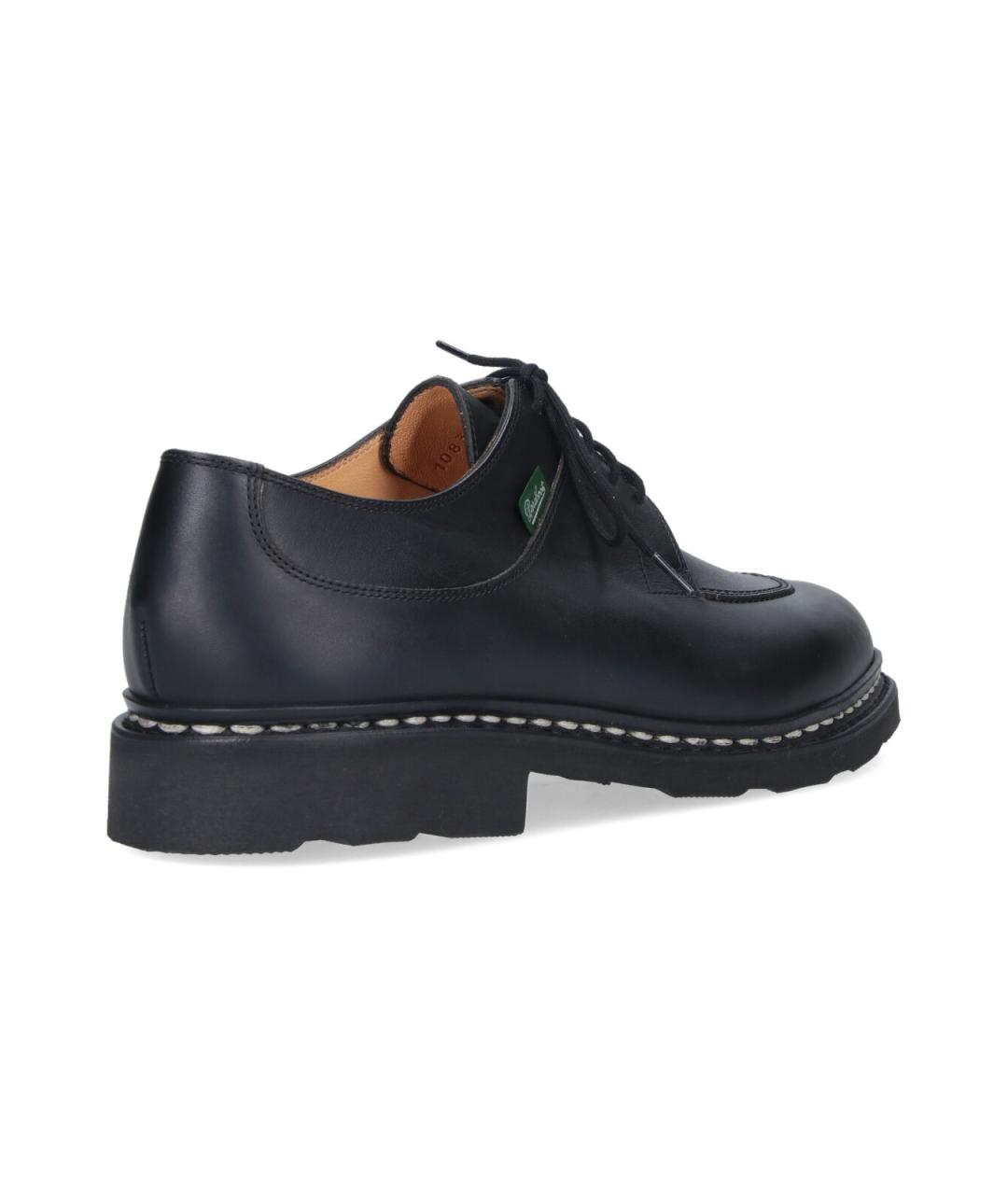 PARABOOT Черные кожаные низкие ботинки, фото 4