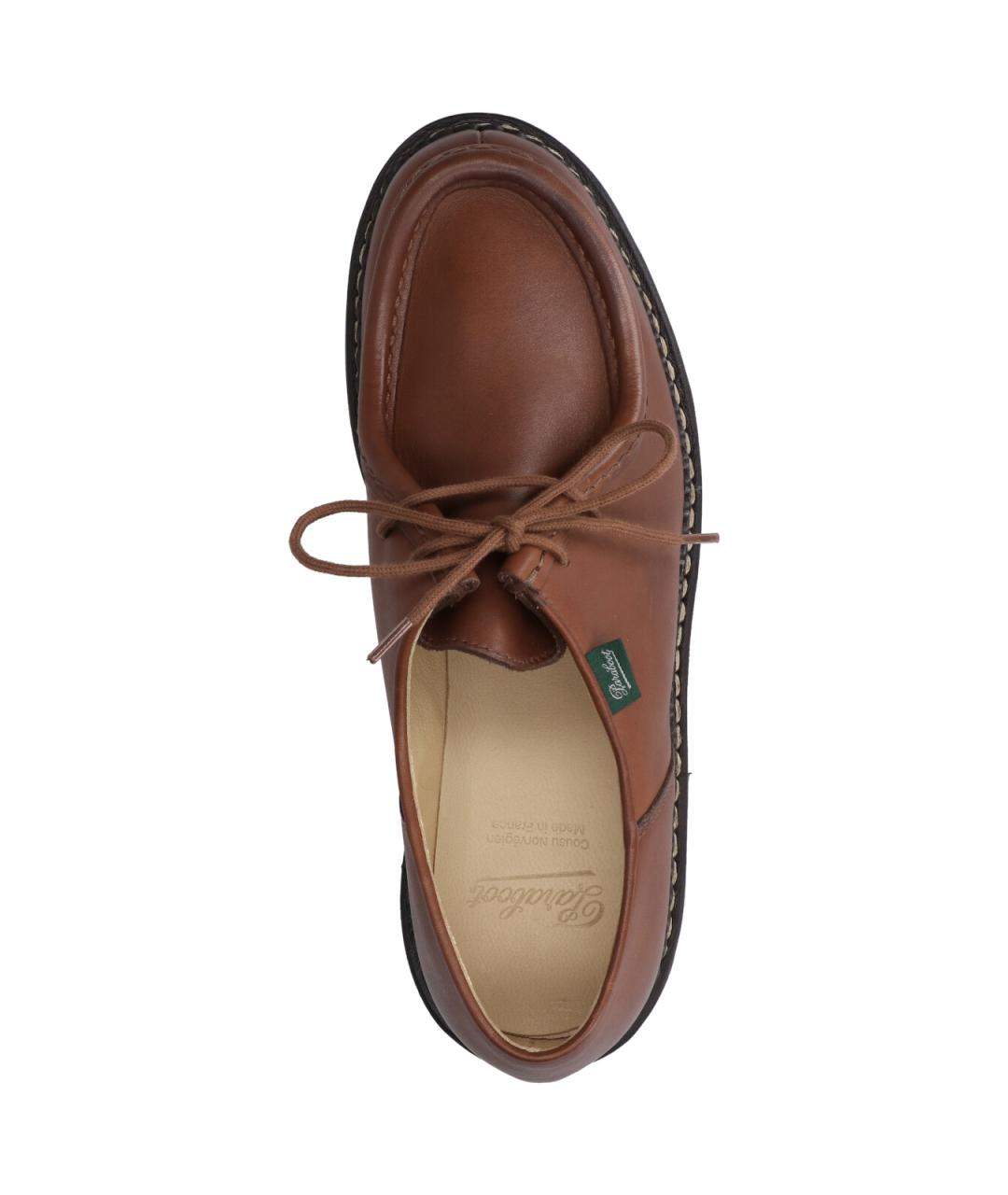 PARABOOT Коричневые кожаные лоферы, фото 5