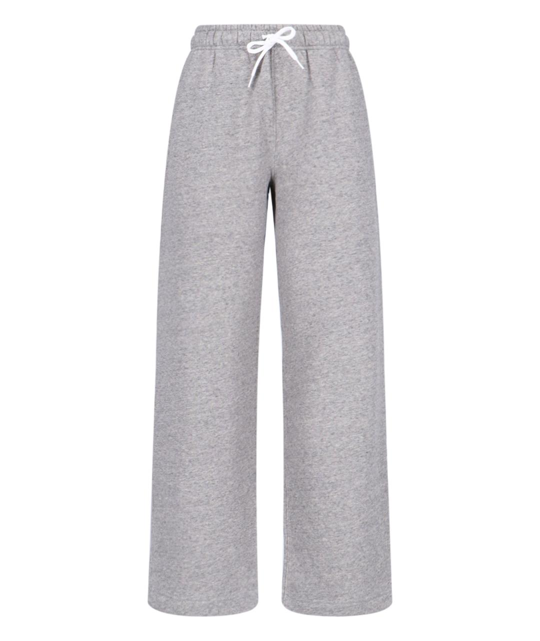 POLO RALPH LAUREN Серые хлопковые прямые брюки, фото 1