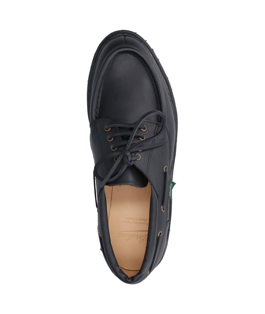 PARABOOT Черные кожаные низкие ботинки, фото 5