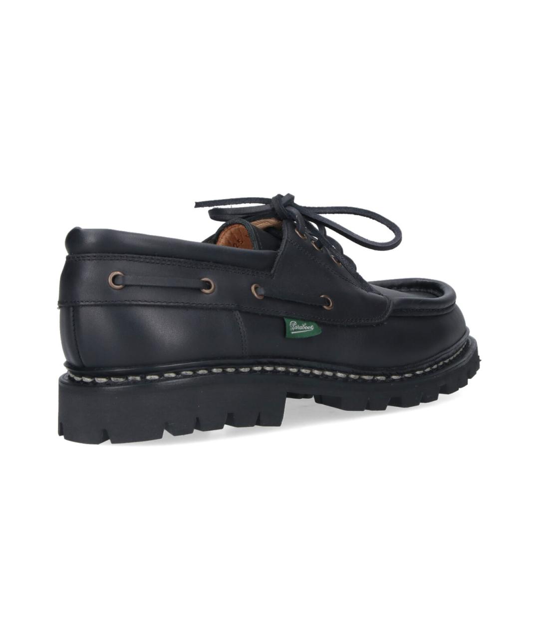 PARABOOT Черные кожаные низкие ботинки, фото 4