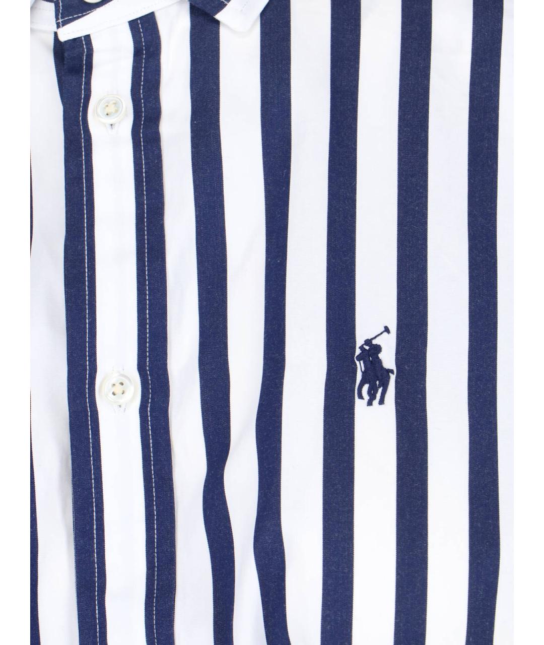 POLO RALPH LAUREN Синее хлопковое повседневное платье, фото 5