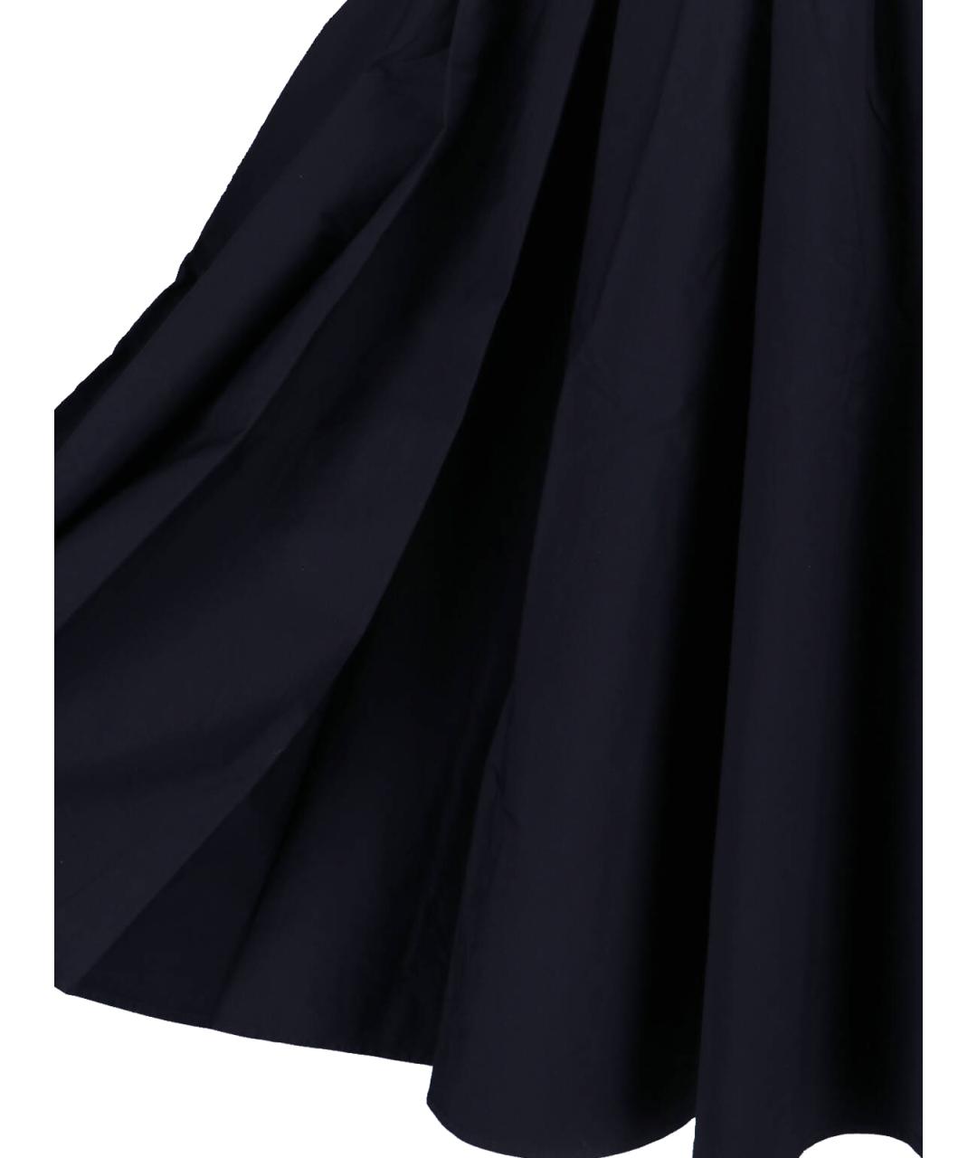 POLO RALPH LAUREN Темно-синяя юбка миди, фото 5