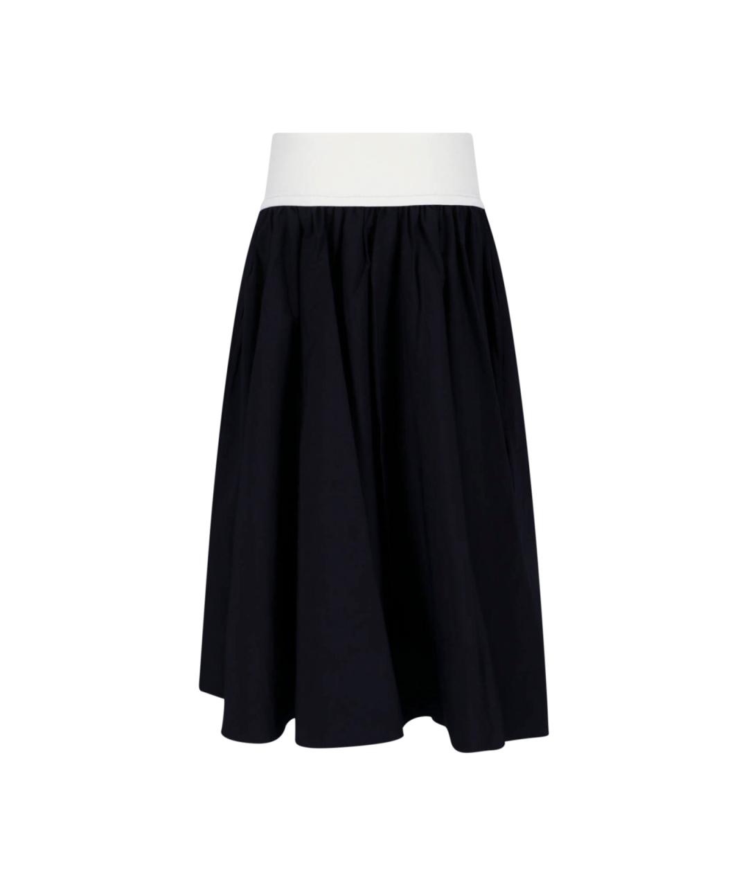 POLO RALPH LAUREN Темно-синяя юбка миди, фото 2